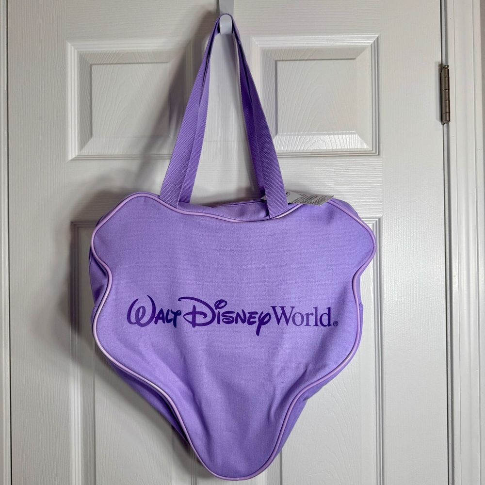 NWT. Disney Parks Walt Disney World Figment Head Retro Canvas Large Tote Bag. - Picture 5 of 13